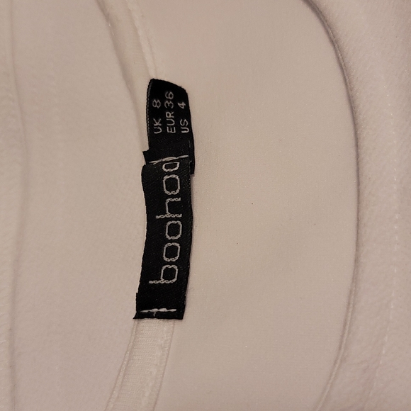 Boohoo white mini shirt dress - Picture 12 of 12